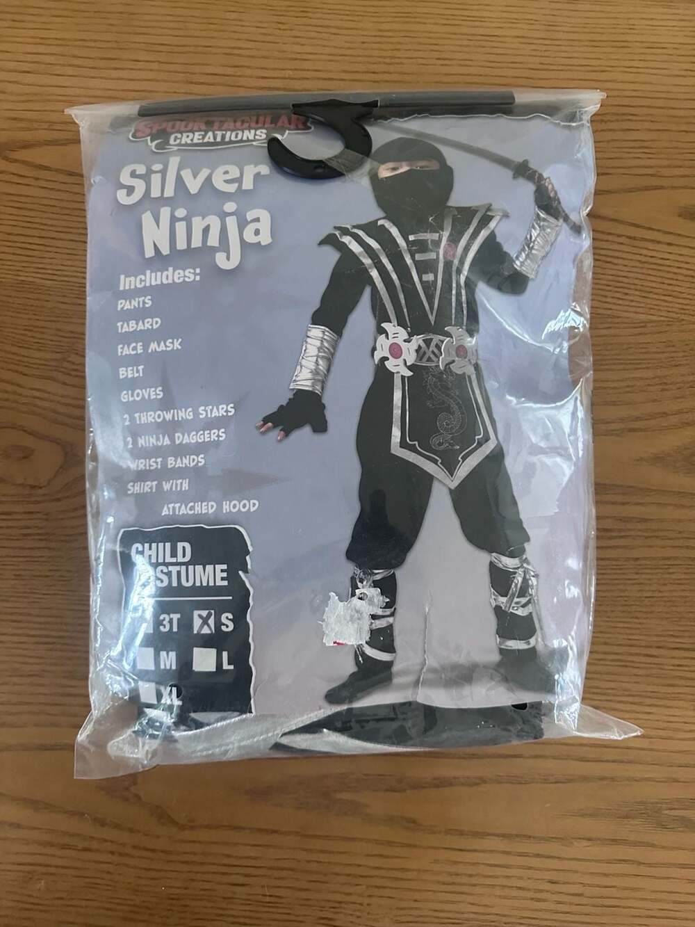 Spooktacular Creations Silver Ninja Child Costume Set Size Small